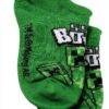 Minecraft Boys No Show Socks 10 Pack Comfortable Fit-6