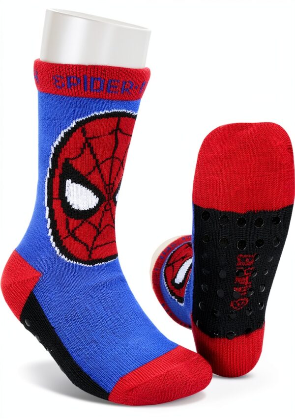 Marvel Spider-Man Gripper Socks Boys Athletic Arch Support-4