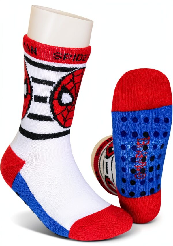 Marvel Spider-Man Gripper Socks Boys Athletic Arch Support-6