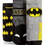 Batman Boys Socks DC Comics Licensed No Show Design-0