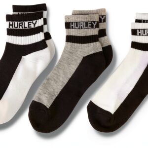 Hurley Boys No Show Socks Soft Cushioned Ankle Socks-0