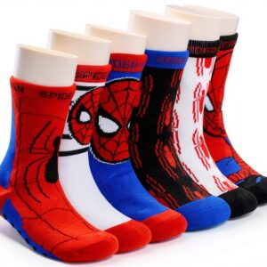 Marvel Spider-Man Gripper Socks Boys Athletic Arch Support-0