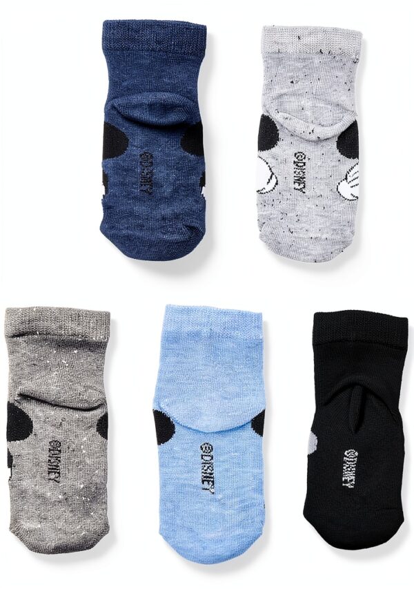 Disney Boys Mickey Mouse Socks 5 Pack Breathable Character-2