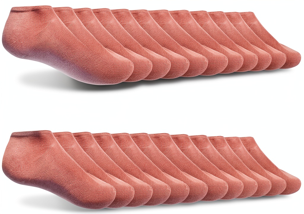 Nortag no-show socks in lilac color on a child's foot