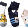 Mickey Mouse Boys Socks 10 Pack Comfortable Polyester-0