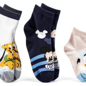 Mickey Mouse Boys Socks 10 Pack Comfortable Polyester-0