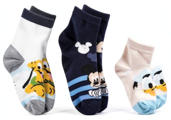 Mickey Mouse Boys Socks 10 Pack Comfortable Polyester-0
