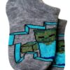 Minecraft Boys No Show Socks 10 Pack Comfortable Fit-7