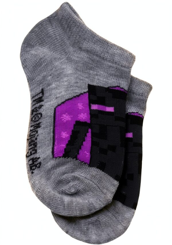 Minecraft Boys No Show Socks 10 Pack Comfortable Fit-4