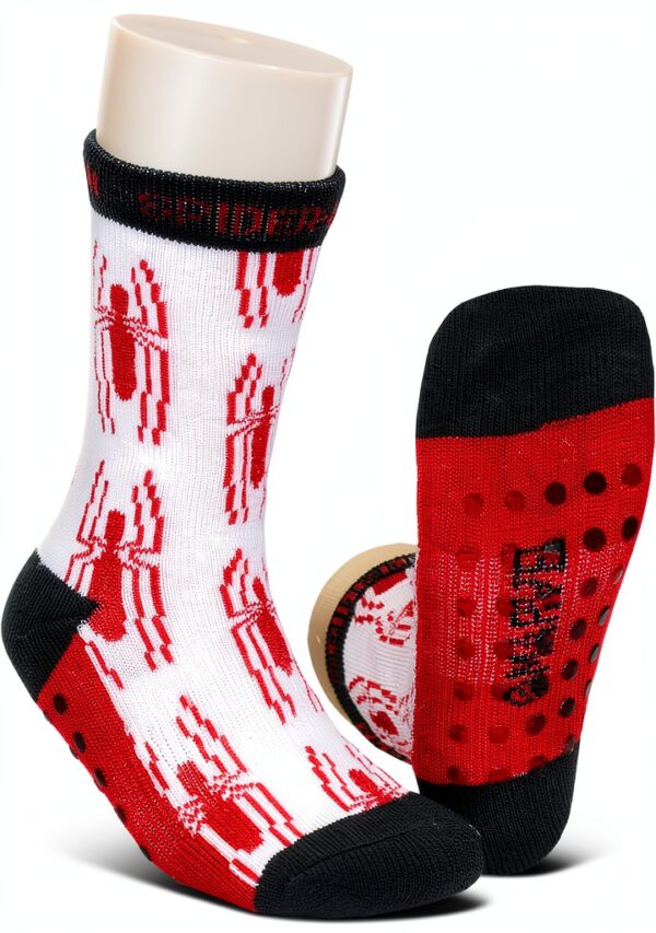 Marvel Spider-Man Gripper Socks Boys Athletic Arch Support-3