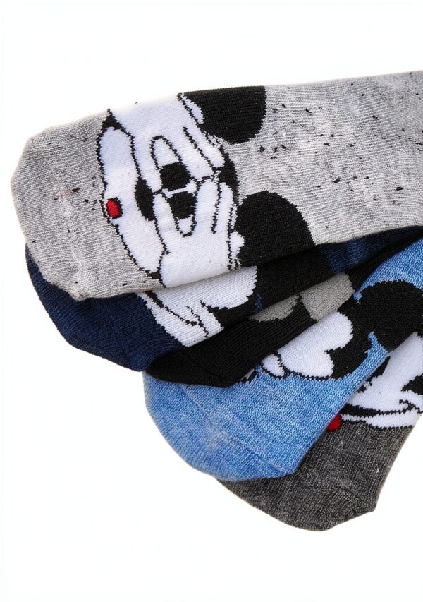 Disney Boys Mickey Mouse Socks 5 Pack Breathable Character-1