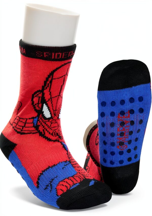 Marvel Spider-Man Gripper Socks Boys Athletic Arch Support-5