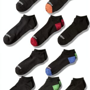Fruit of the Loom Boys No Show Socks Cushioned Athletic Fit-0