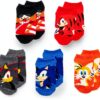 Sonic the Hedgehog Boys No Show Socks Assorted Colors-0