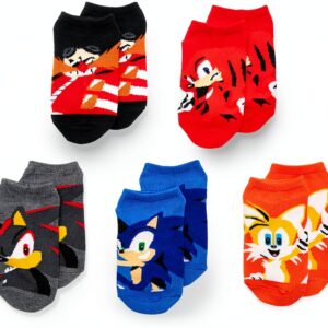 Sonic the Hedgehog Boys No Show Socks Assorted Colors-0
