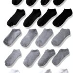 Hanes Boys No Show Socks Assorted Colors Lightweight-0