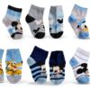 Mickey Mouse Boys Socks 10 Pack Comfortable Polyester-1