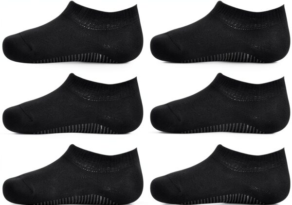 Marchare Kids No Show Socks Cotton Anti Slip Toddler Socks-0