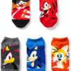 Sonic the Hedgehog Boys No Show Socks Assorted Colors-1